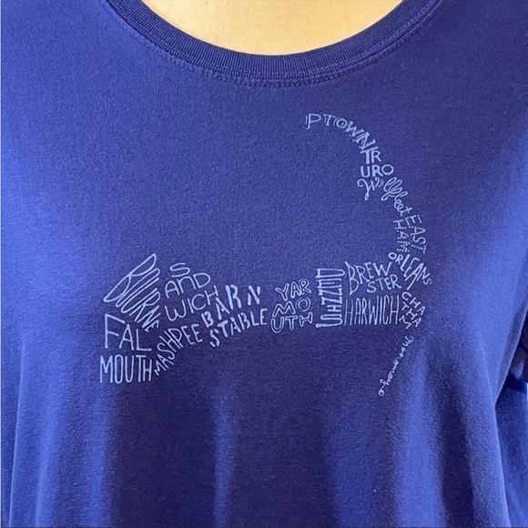 CUFFY'S OF CAPE COD T-Shirt Crewneck Bright
Blue-Medium - Picture 2 of 3